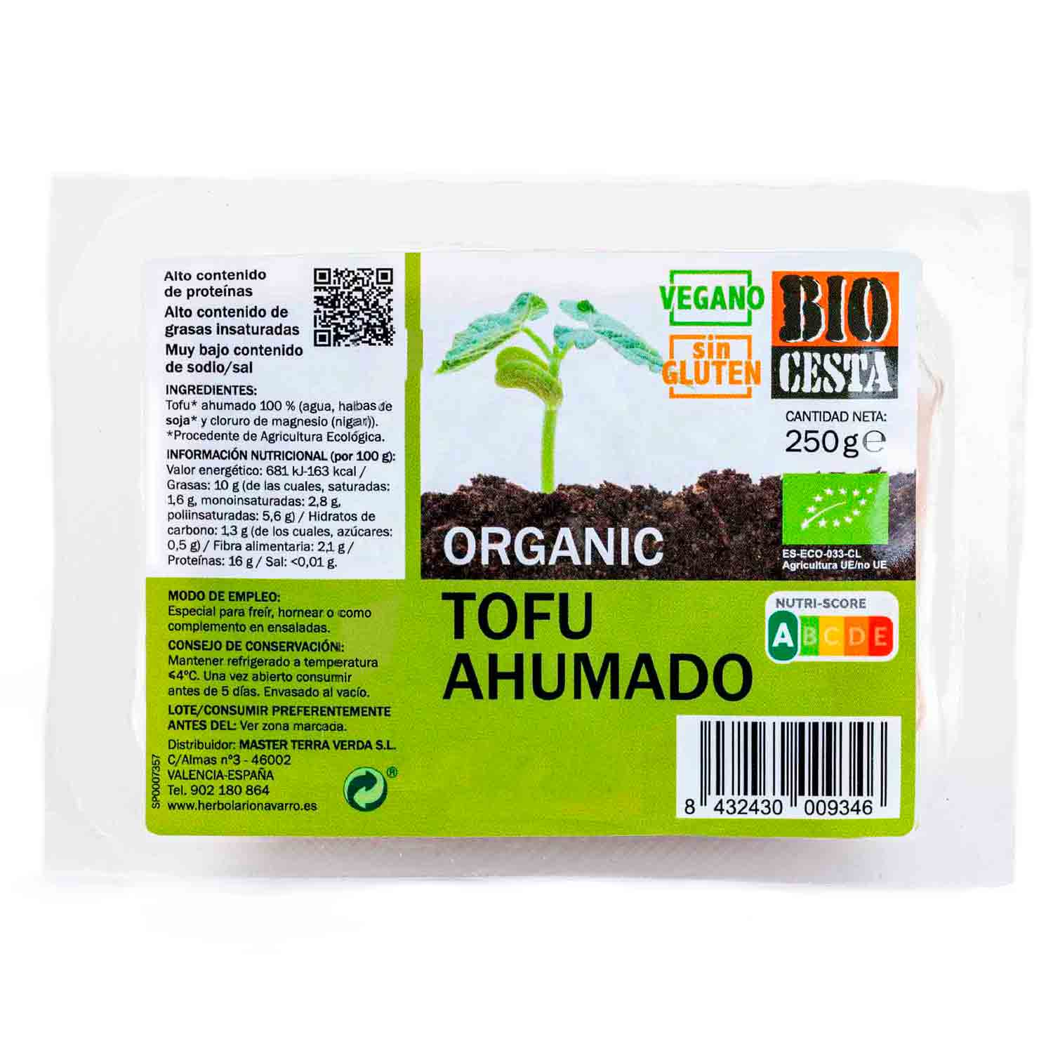 Tofu Ahumado Fresco 250g Bio Cesta