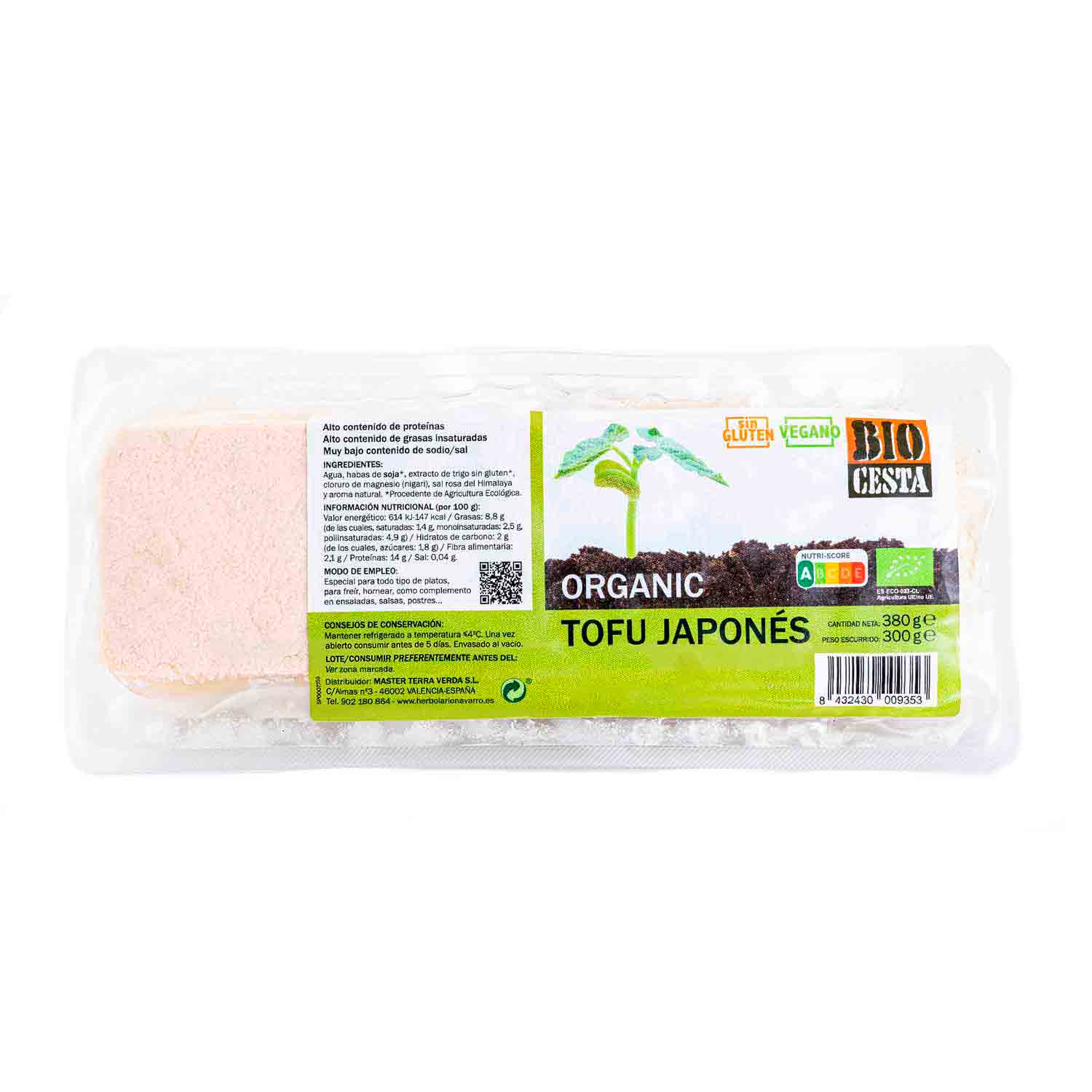 Tofu Estilo Japonés Fresco 250g Bio Cesta