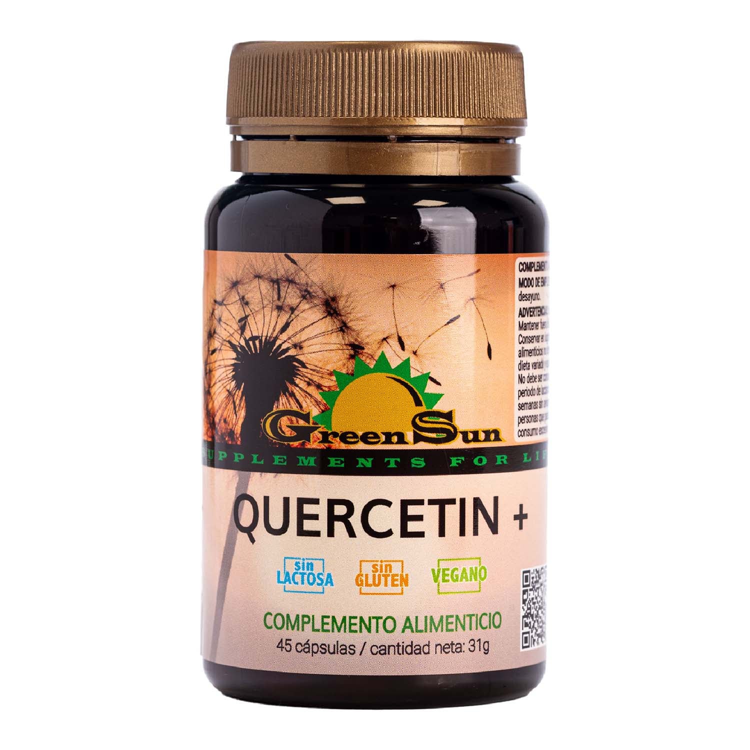 Quercetin Plus 45 cápsulas Green Sun