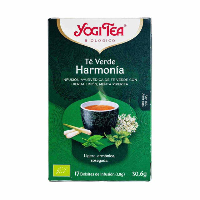Infusión Té Verde Harmonía 17 filtros Yogi Tea
