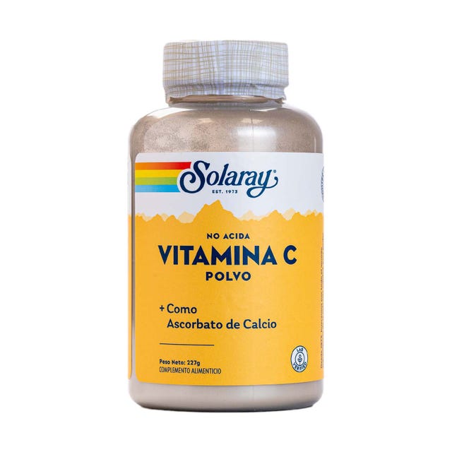 Vitamina C en polvo 227g Solaray