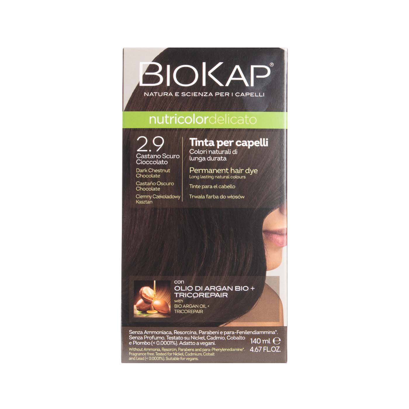 Tinte Castaño Oscuro Choco nº29 Biokap