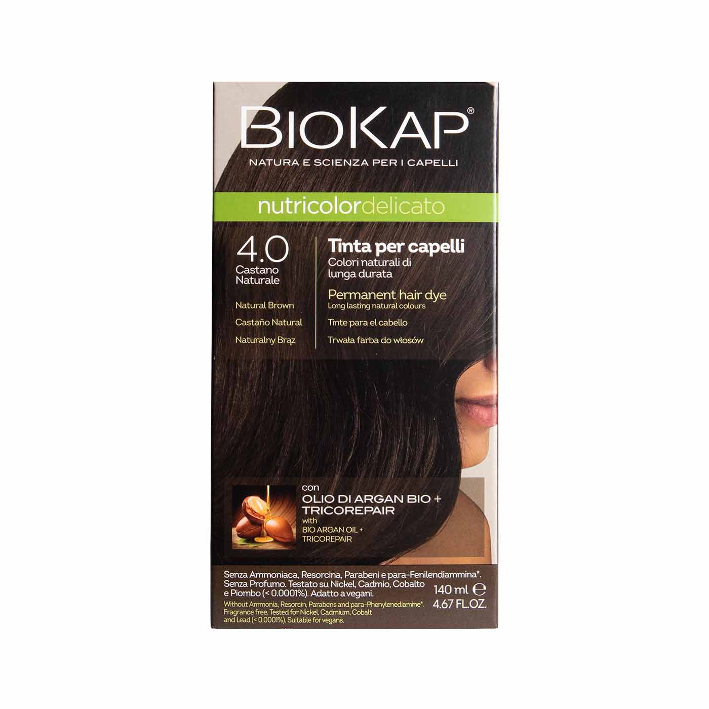 Tinte Castaño Natural nº40 Biokap