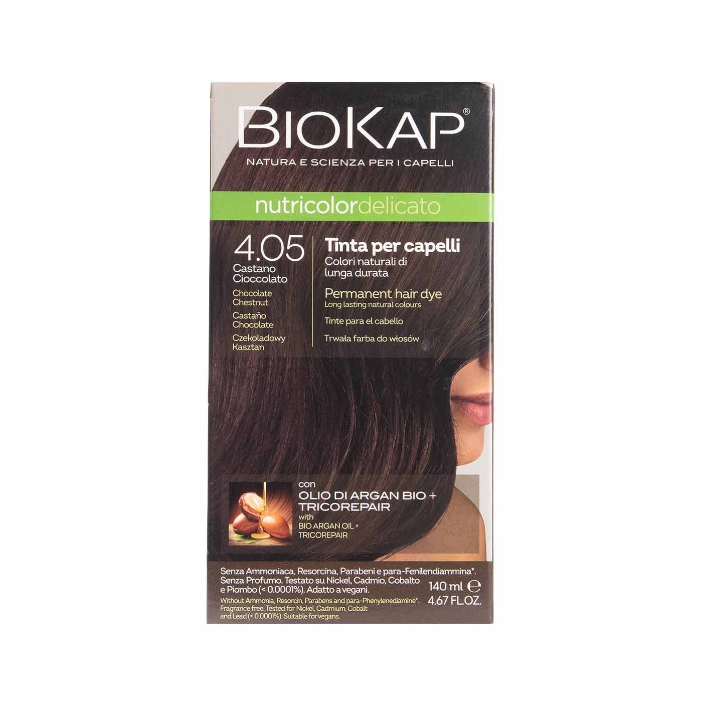 Tinte Castaño Chocolate nº405 Biokap