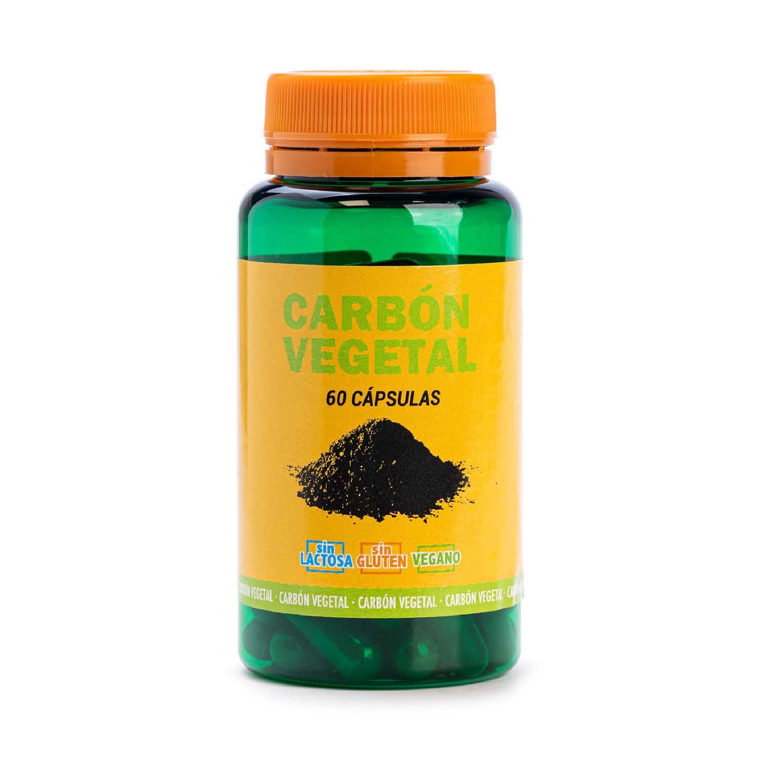 Carbón vegetal 60 cápsulas Terra Verda
