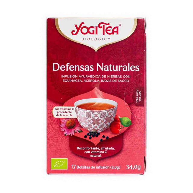 Infusión Defensas Naturales 17 filtros Yogi Tea