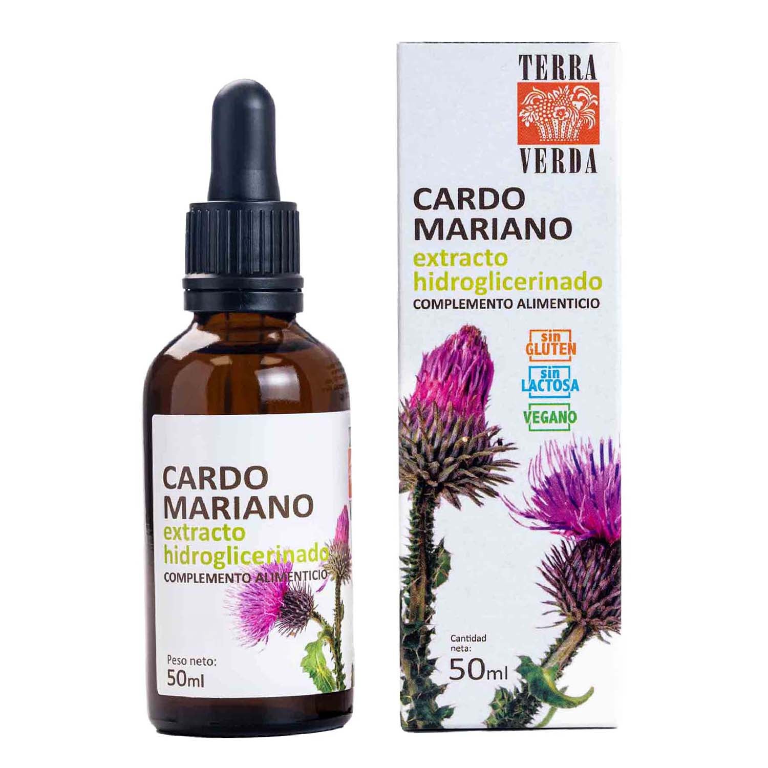 Extracto de cardo mariano 50ml Terra Verda