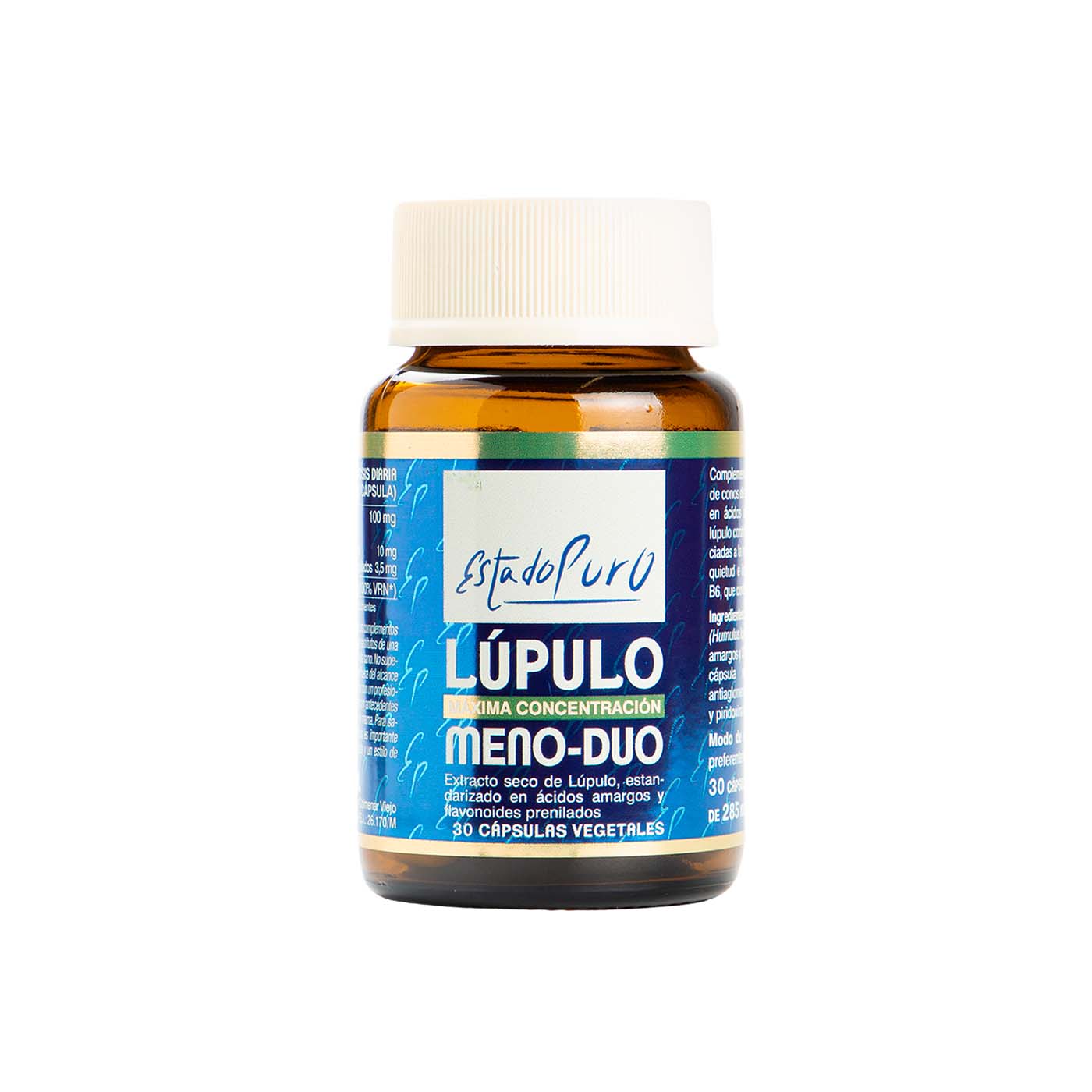 Lúpulo Meno-Duo Estado Puro 30 cápsulas Tongil