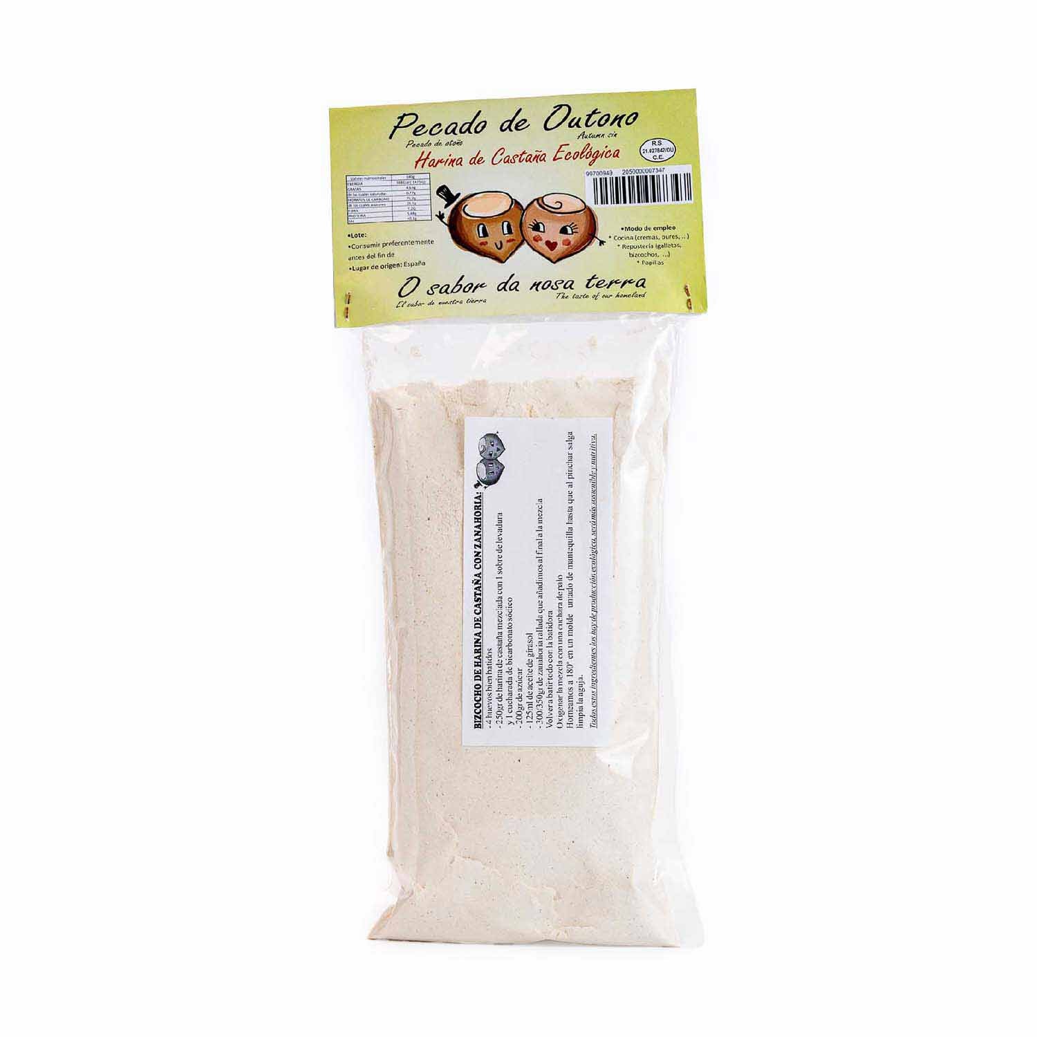 Harina de castaña 250g Pecado De Outono