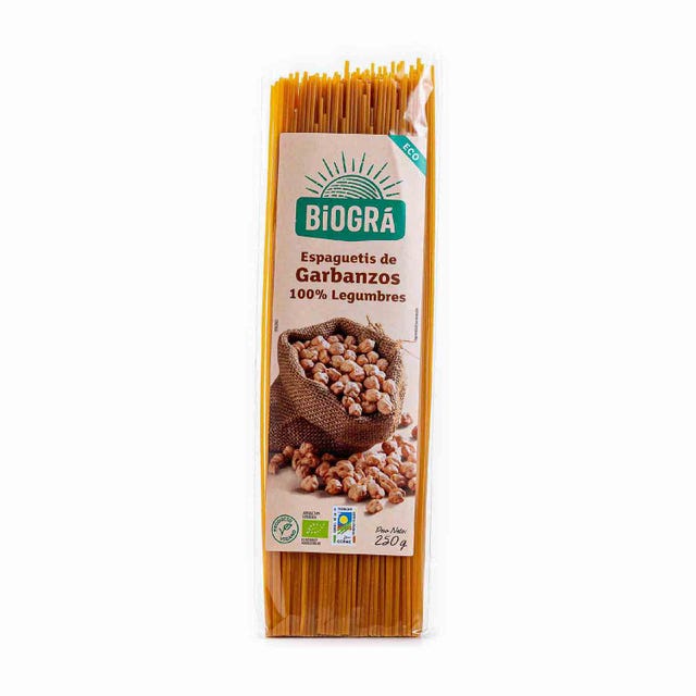 Espagueti de garbanzos 250g Biográ
