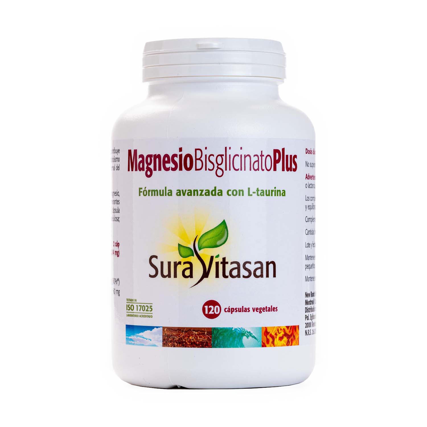 Magnesio Bisglicinato Plus 120 cápsulas Sura Vitasan