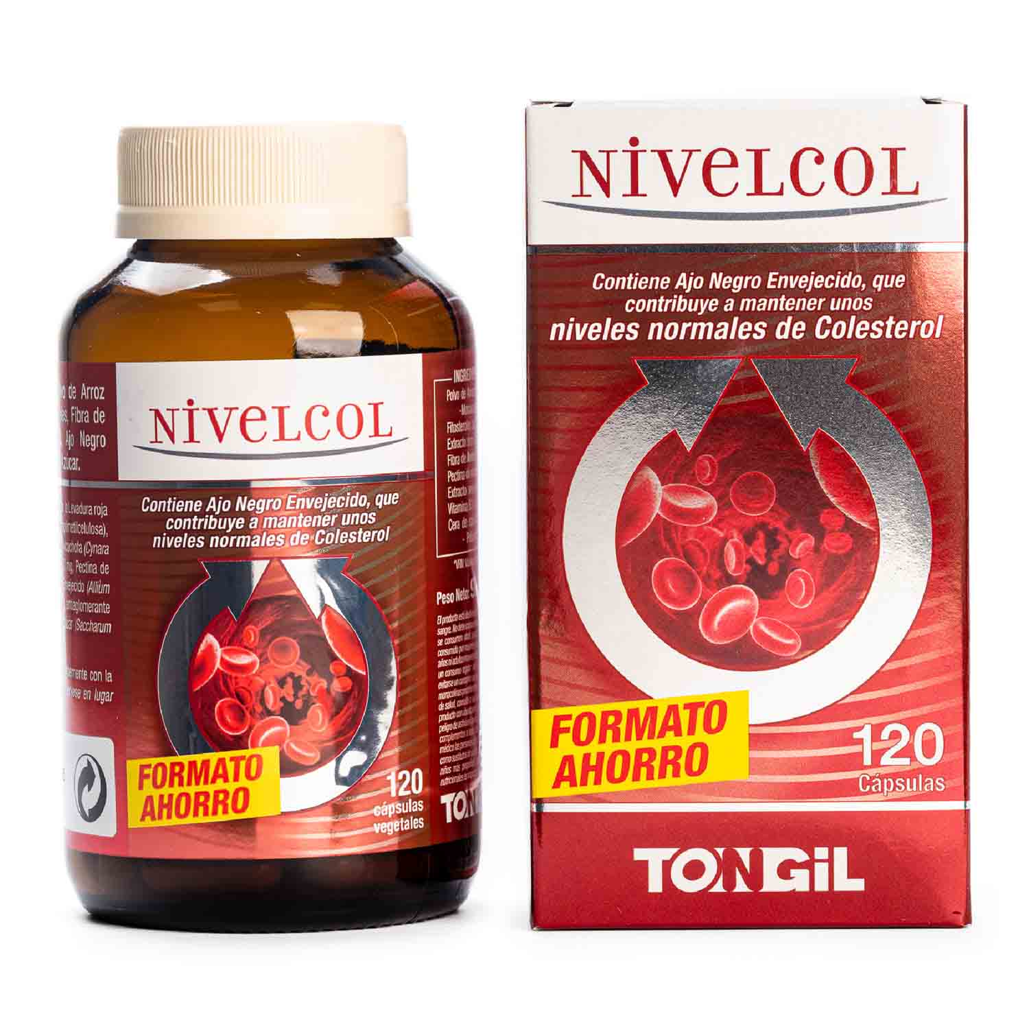 Nivelcol 120 cápsulas Tongil