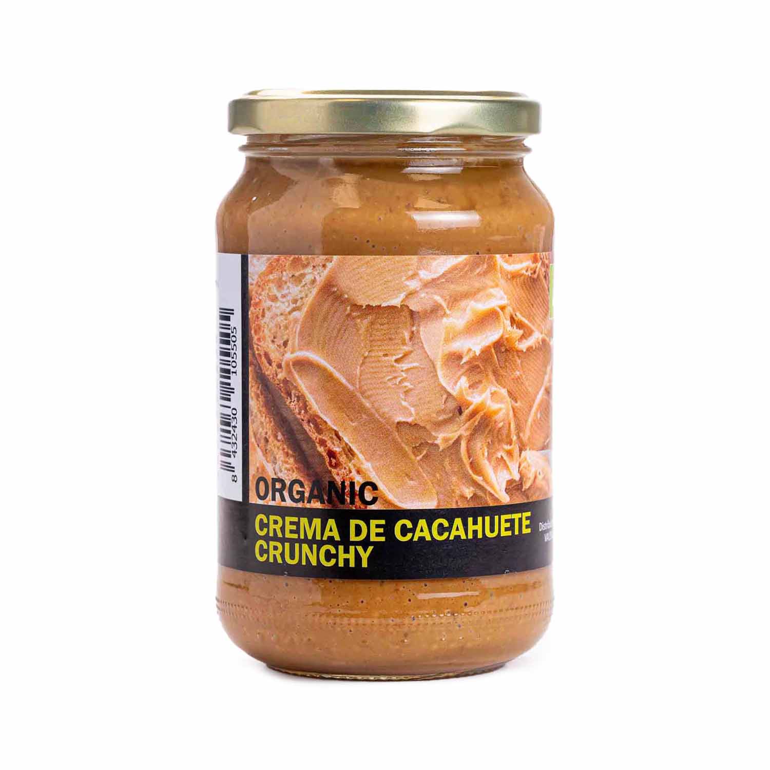 Crema de cacahuetes Crunchy 350g Bio Cesta