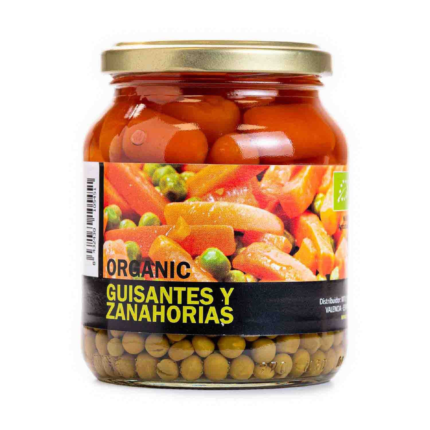 Guisantes y zanahorias en conserva 350g Bio Cesta