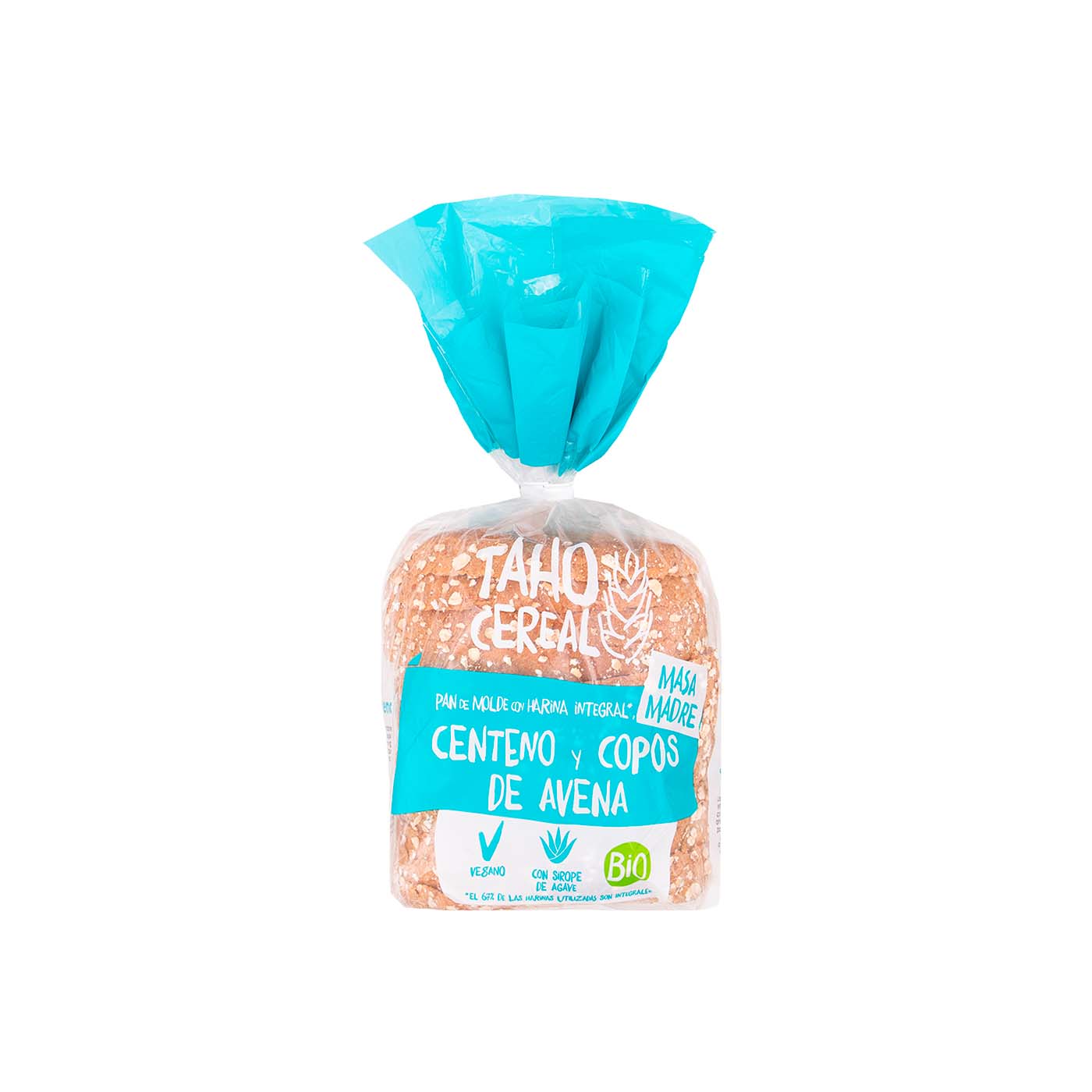 Pan de molde centeno y avena bio 400g Taho Cereal