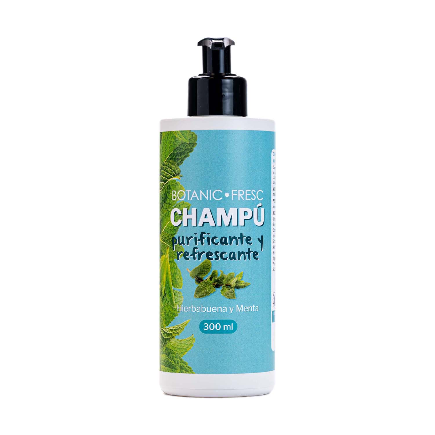 Champú Purificante y Refrescante con Menta y Hierbabuena 300ml Terra Verda