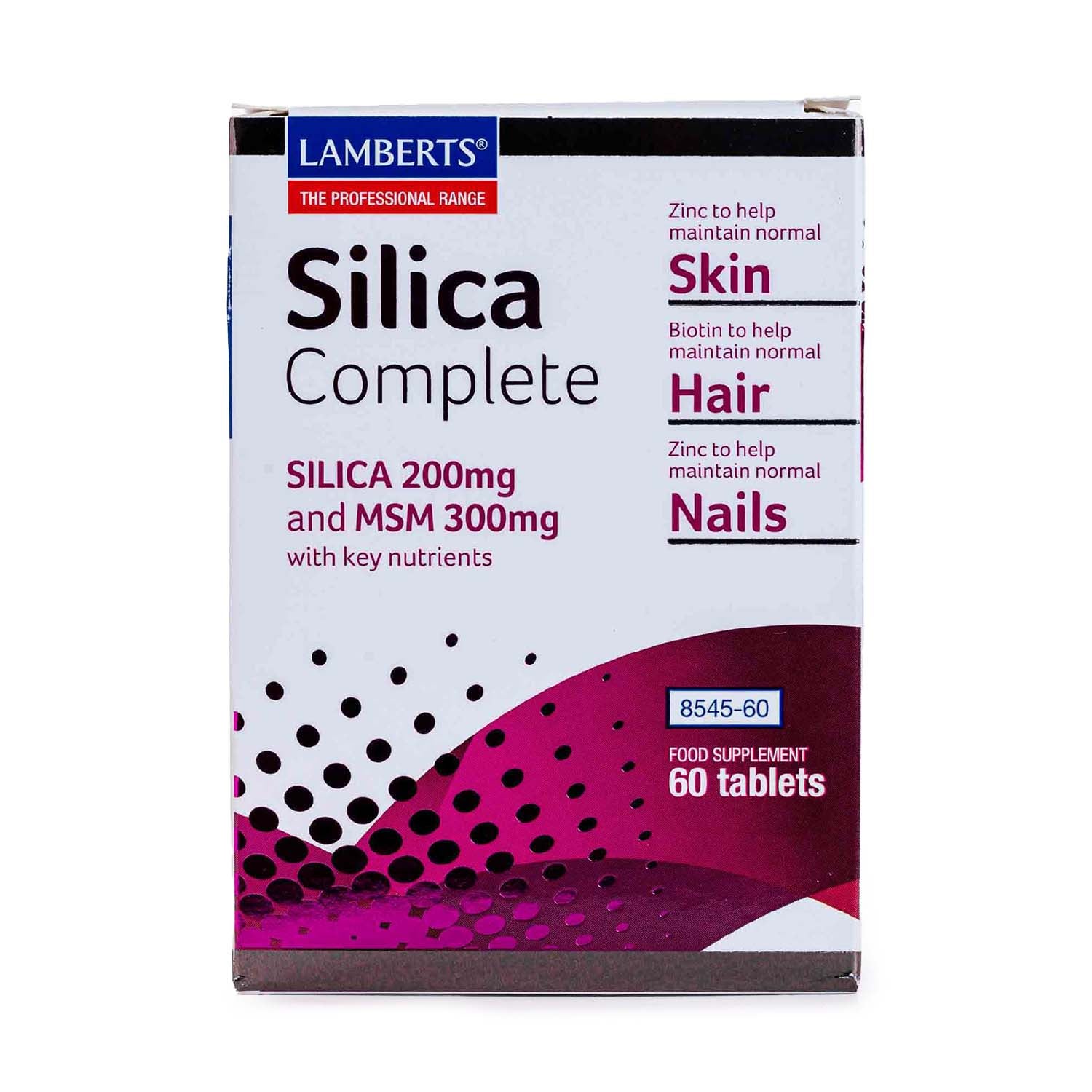Silica Complete para el Pelo, Piel y Uñas 60uds Lamberts