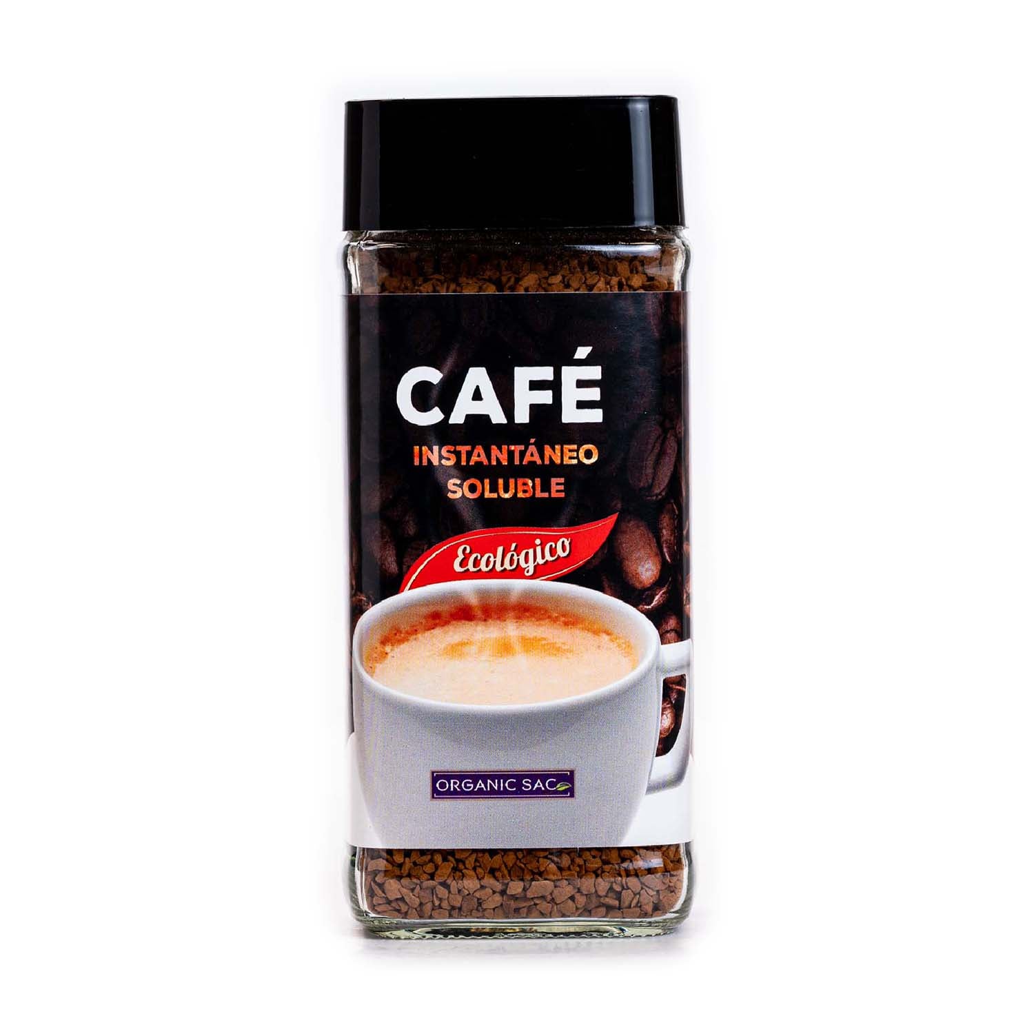 Bio Café Instantáneo Soluble 100g Organic Sac