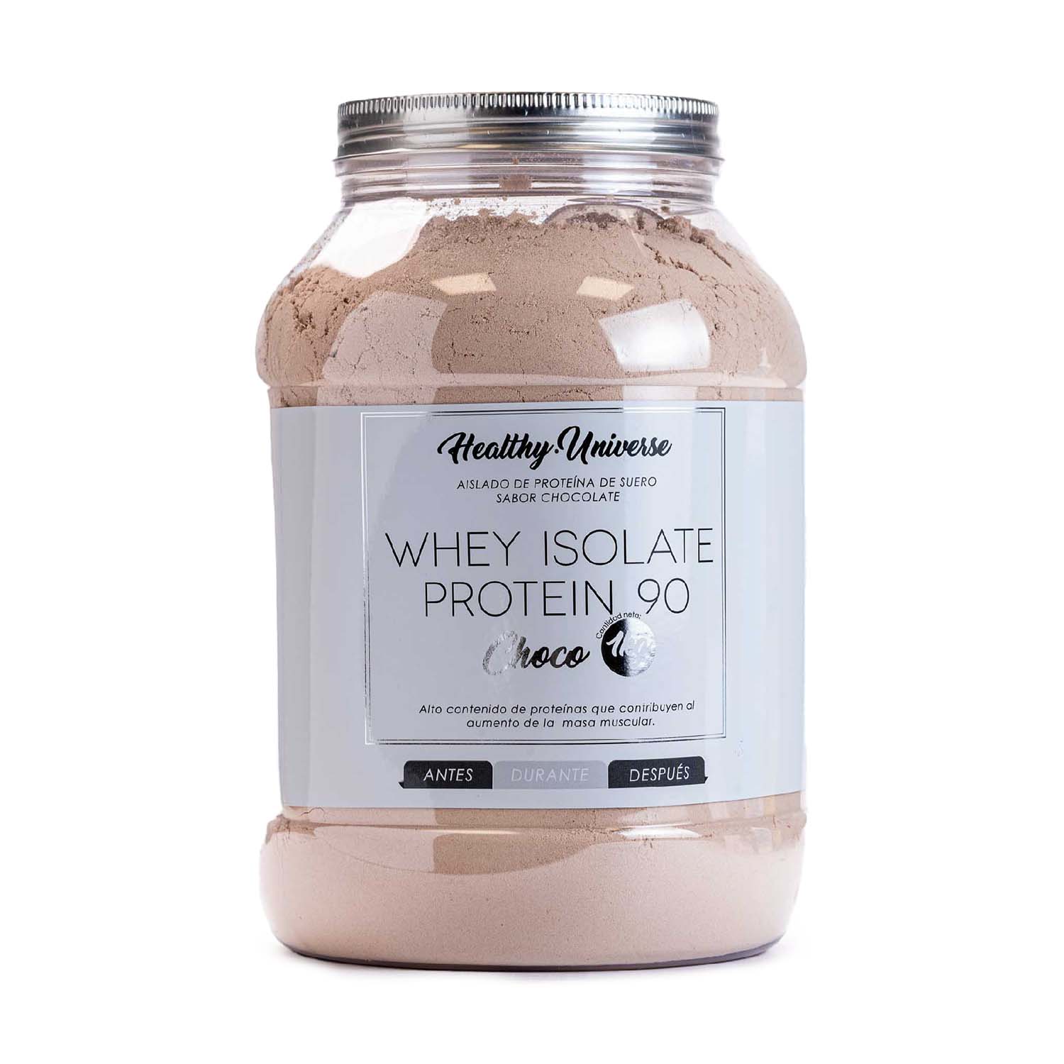 Proteína Isolate en polvo Whey de chocolate 1kg Green Sun