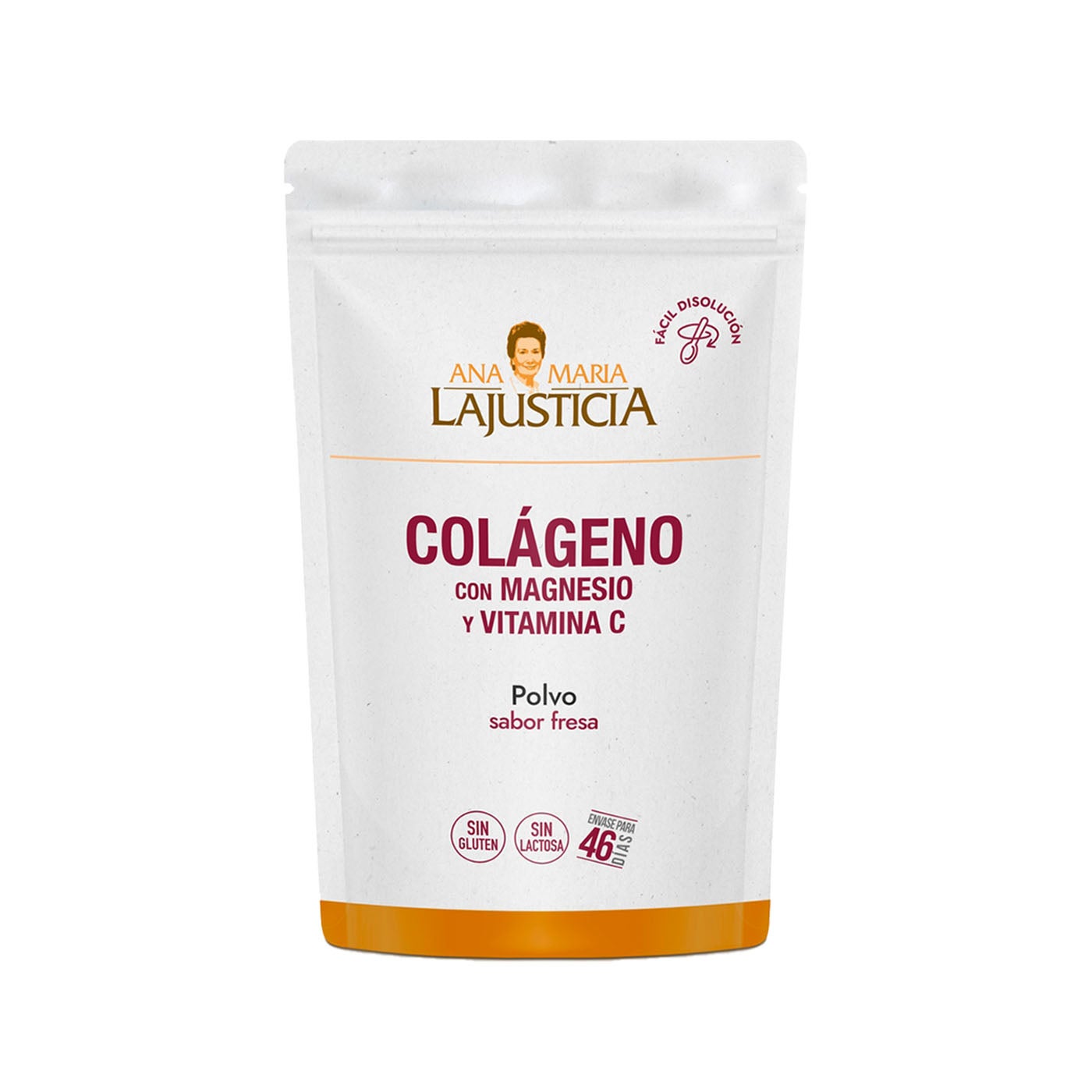 Colágeno, magnesio, vitamina C sabor fresa 350g Ana María Lajusticia