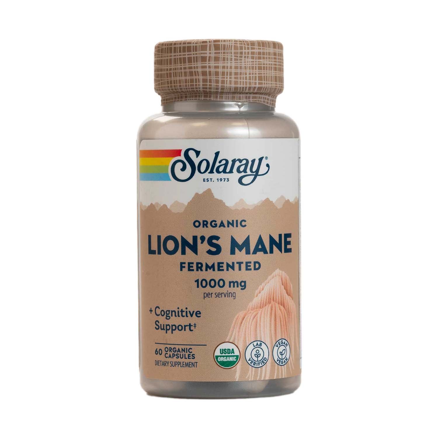 Melena de León (Lion'S Mane) 60 cápsulas Solaray