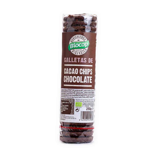 Galleta de Cacao y chocolate 250g Biocop