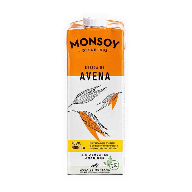 Bebida de Avena 1L Monsoy