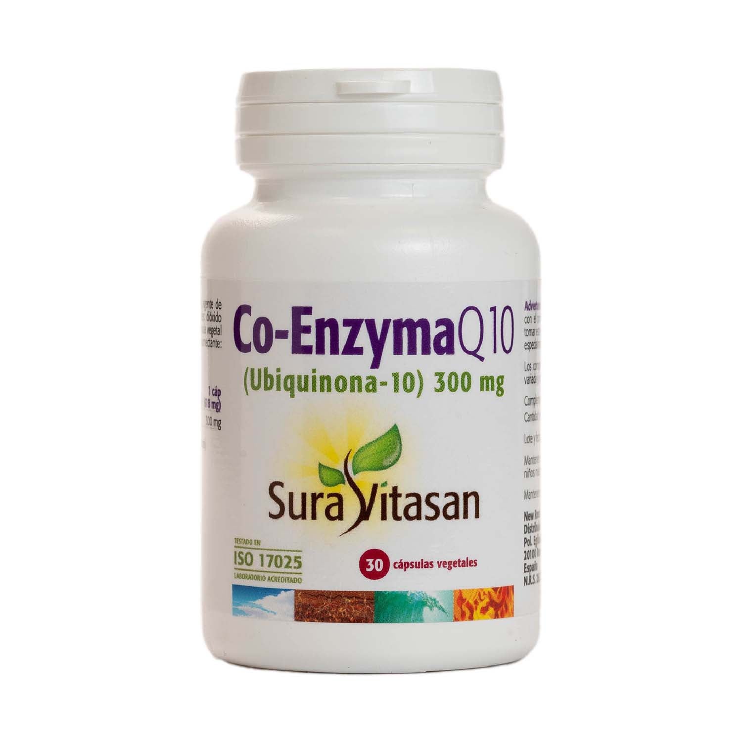 Co-Enzyma Q10 Ubiquinona 30 cápsulas Sura Vitasan