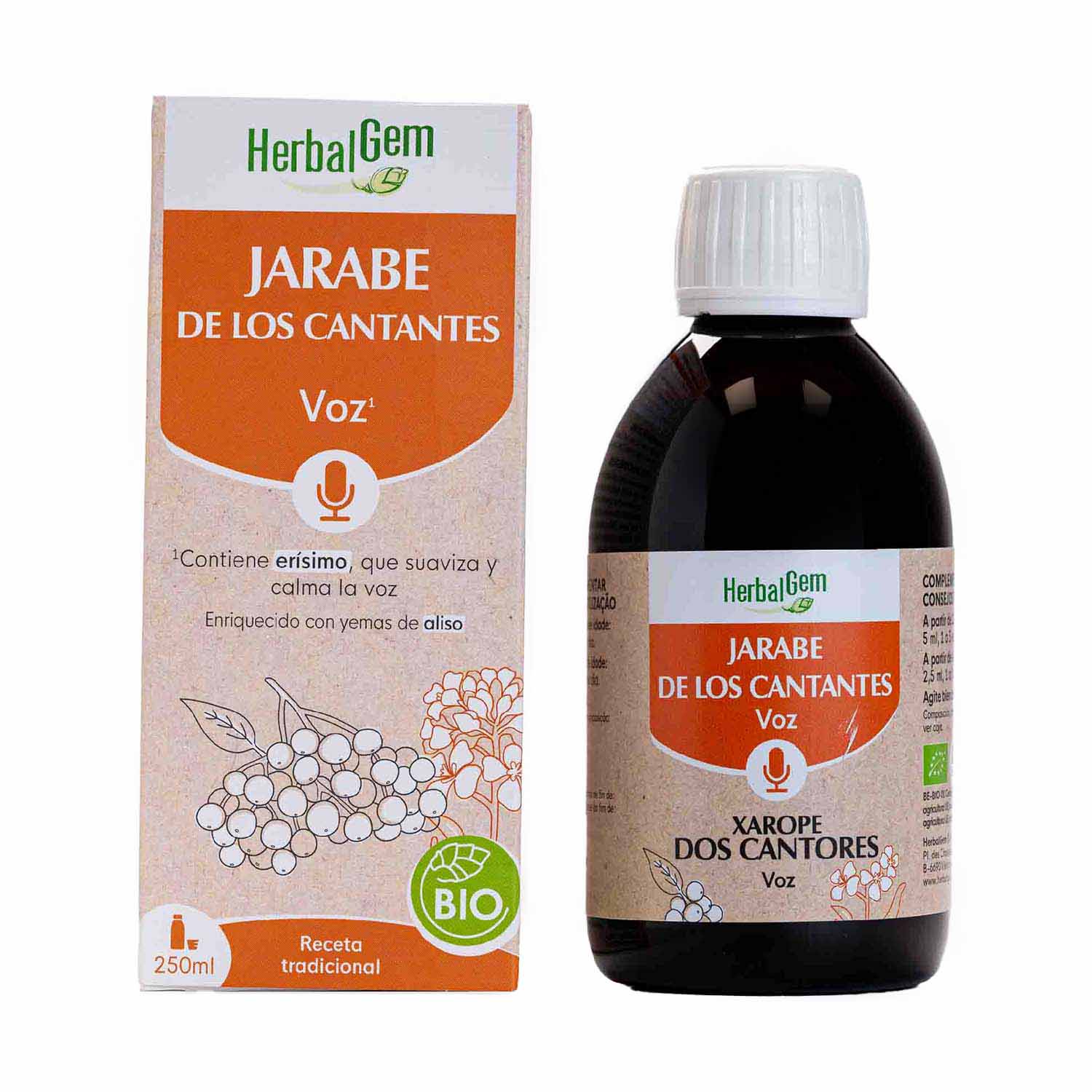 Jarabe de los Cantantes 250ml Herbalgem