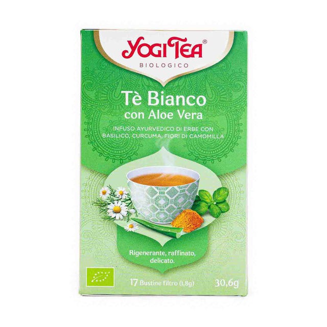 Infusión Té Blanco con Aloe Vera 17 filtros Yogi Tea