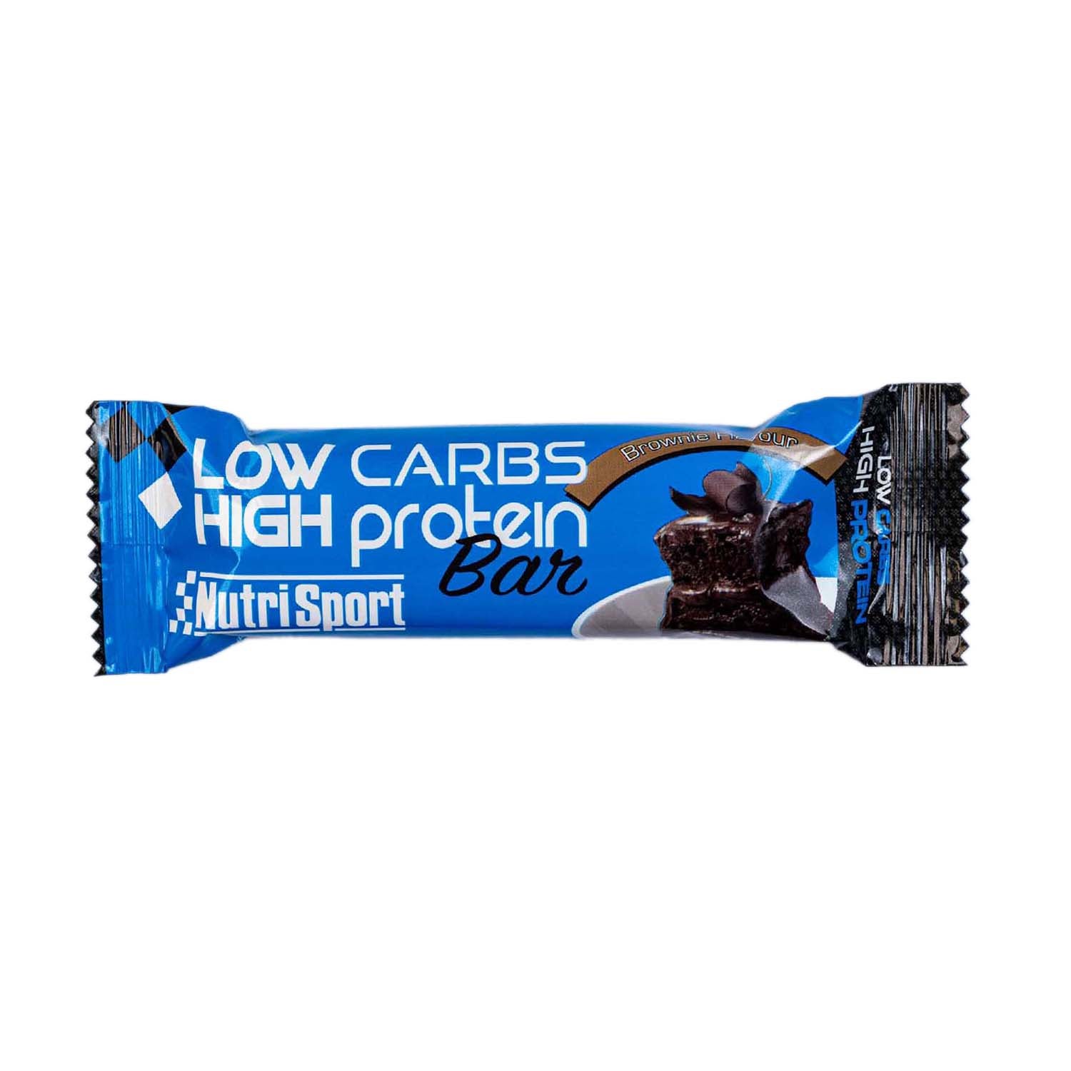 Barrita Low Carbs High Protein sabor Brownie Nutrisport