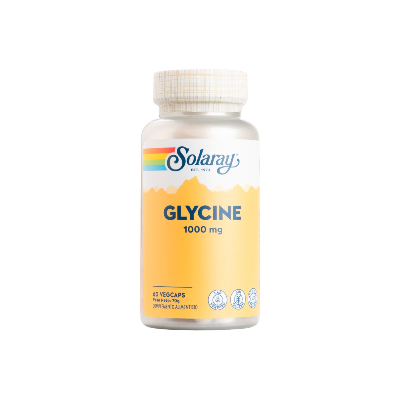 Glycine 1000mg 60 cápsulas Solaray