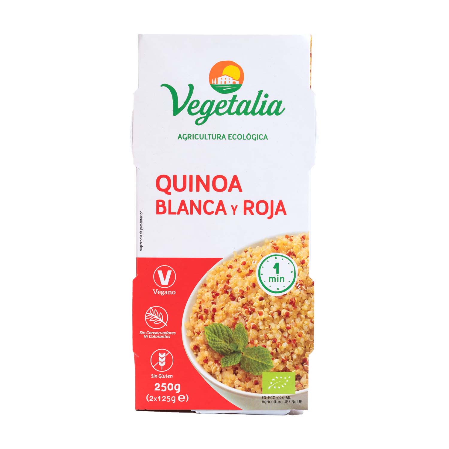 Vasito de quinoa blanca y roja bio 250g Danival