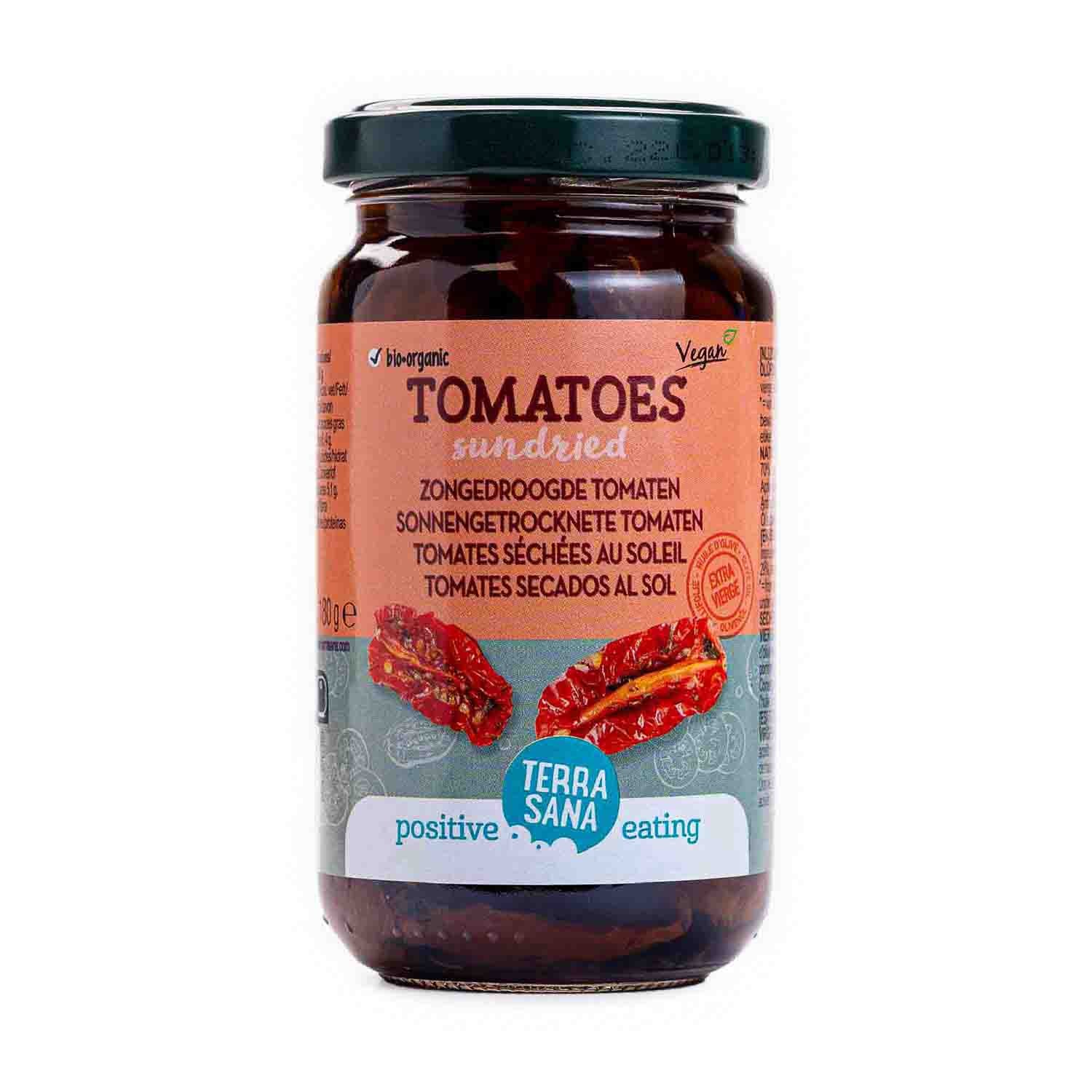 Tomates secados al sol en AOVE 180g Terrasana