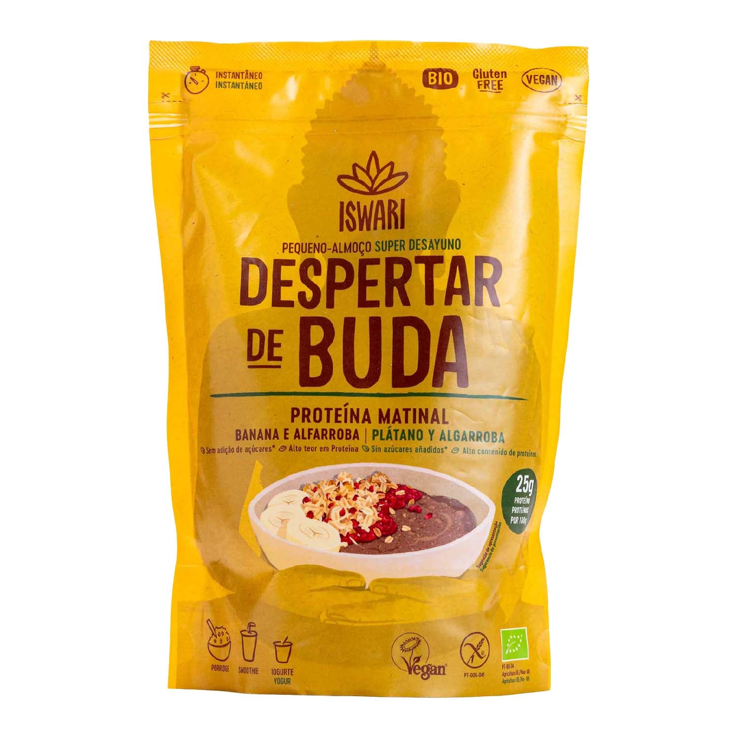 Despertar del buda con proteína matinal 360g Iswari