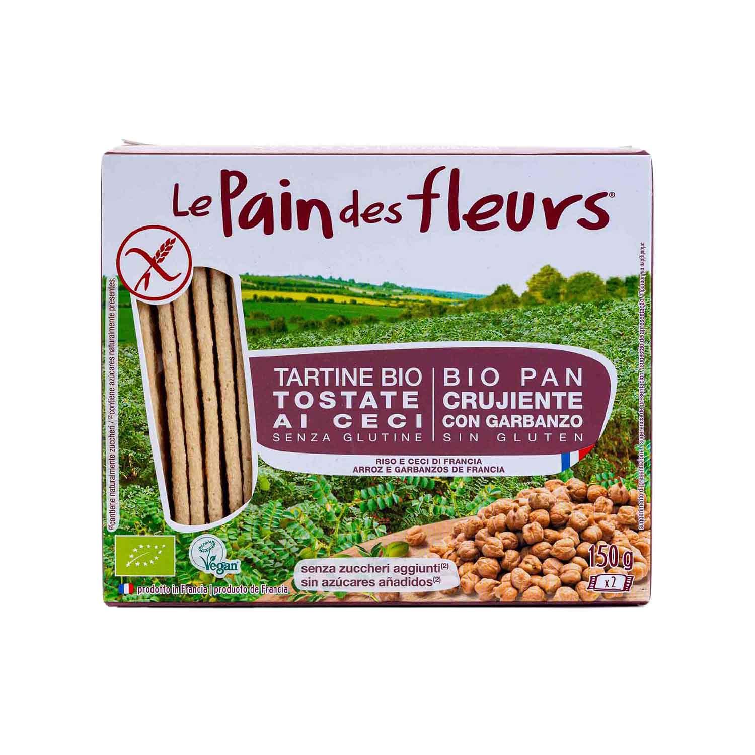 Pan de flores con garbanzos 150g Le Pains Des Fleurs