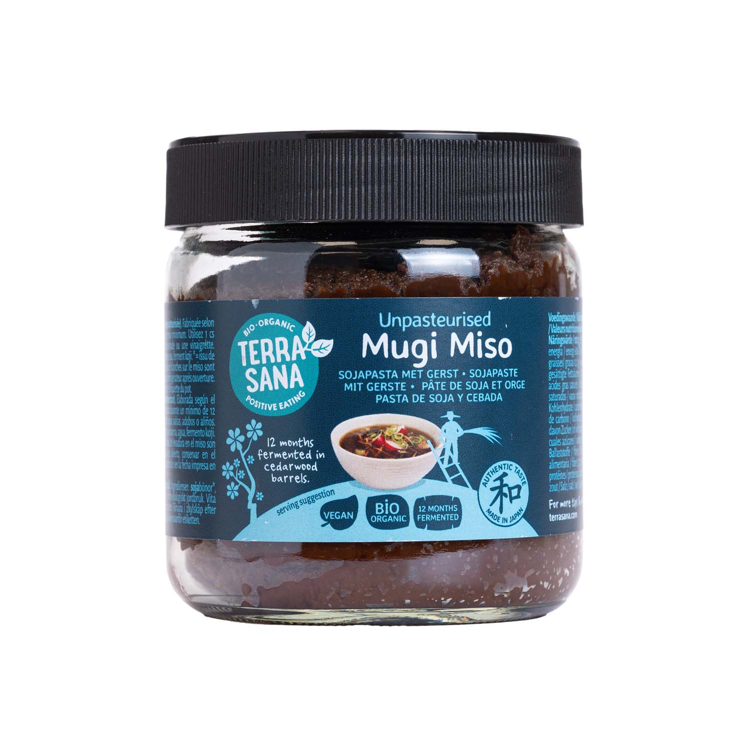 Mugi miso de pasta de soja con cebada 350g Terrasana