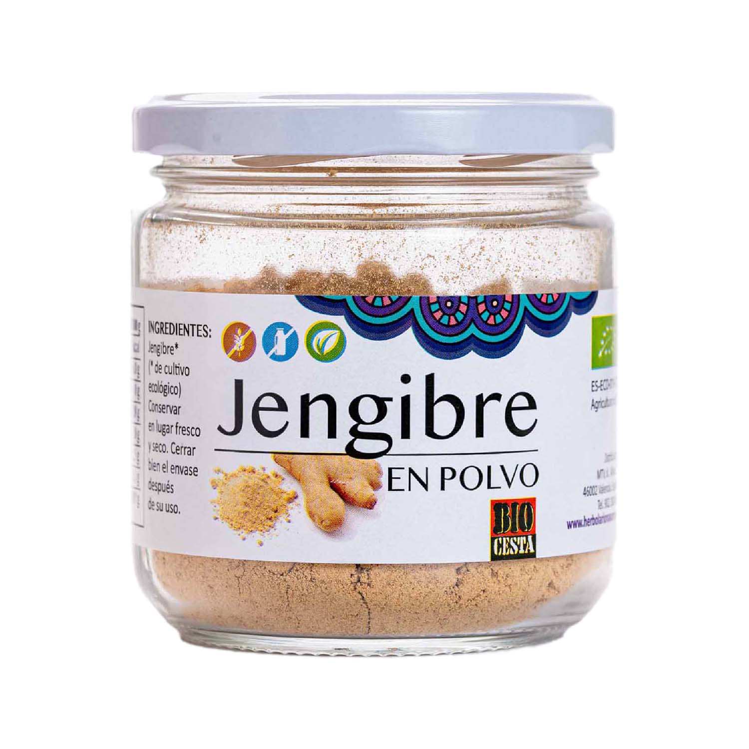 Jengibre en polvo 80g Bio Cesta
