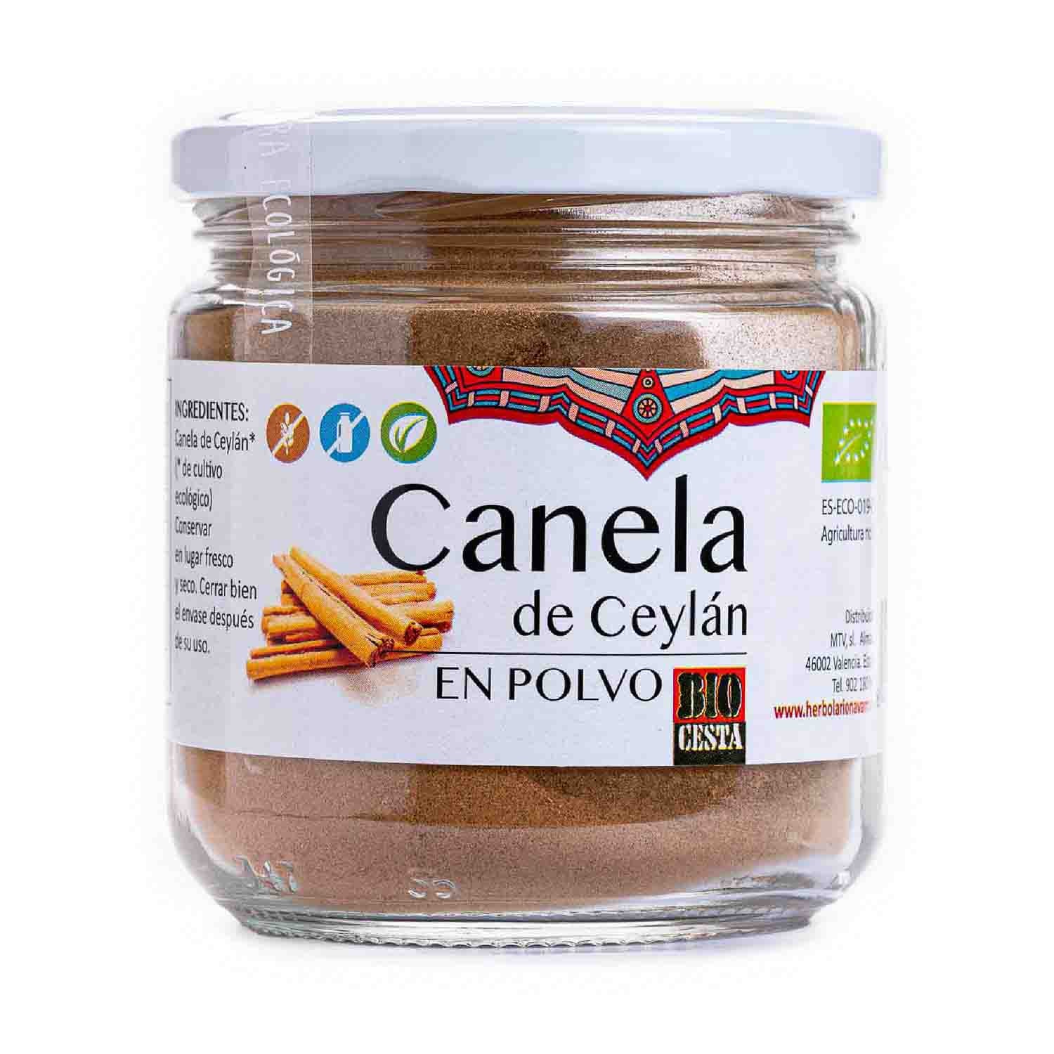 Canela de Ceylán 80g Bio Cesta