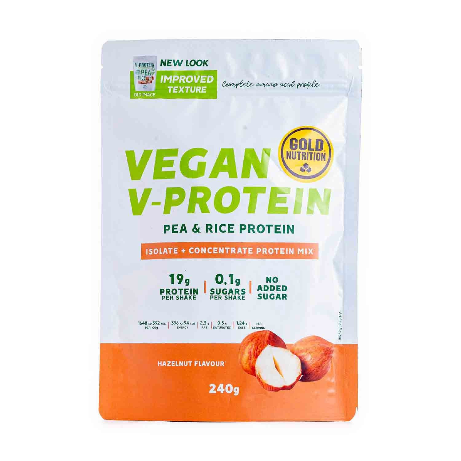 V-Protein de avellana 240g Goldnutrition