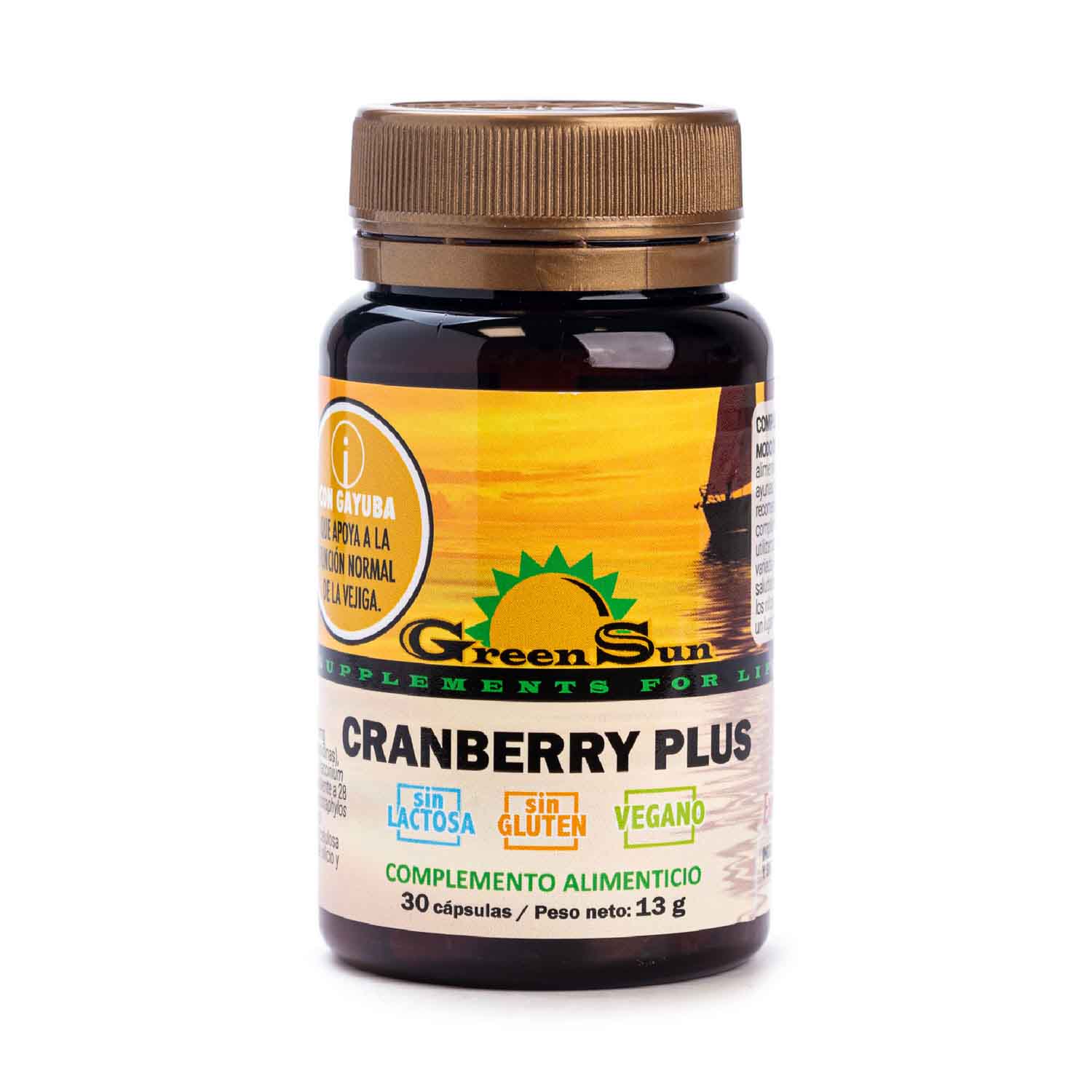 Cranberry plus 30 cápsulas Green Sun