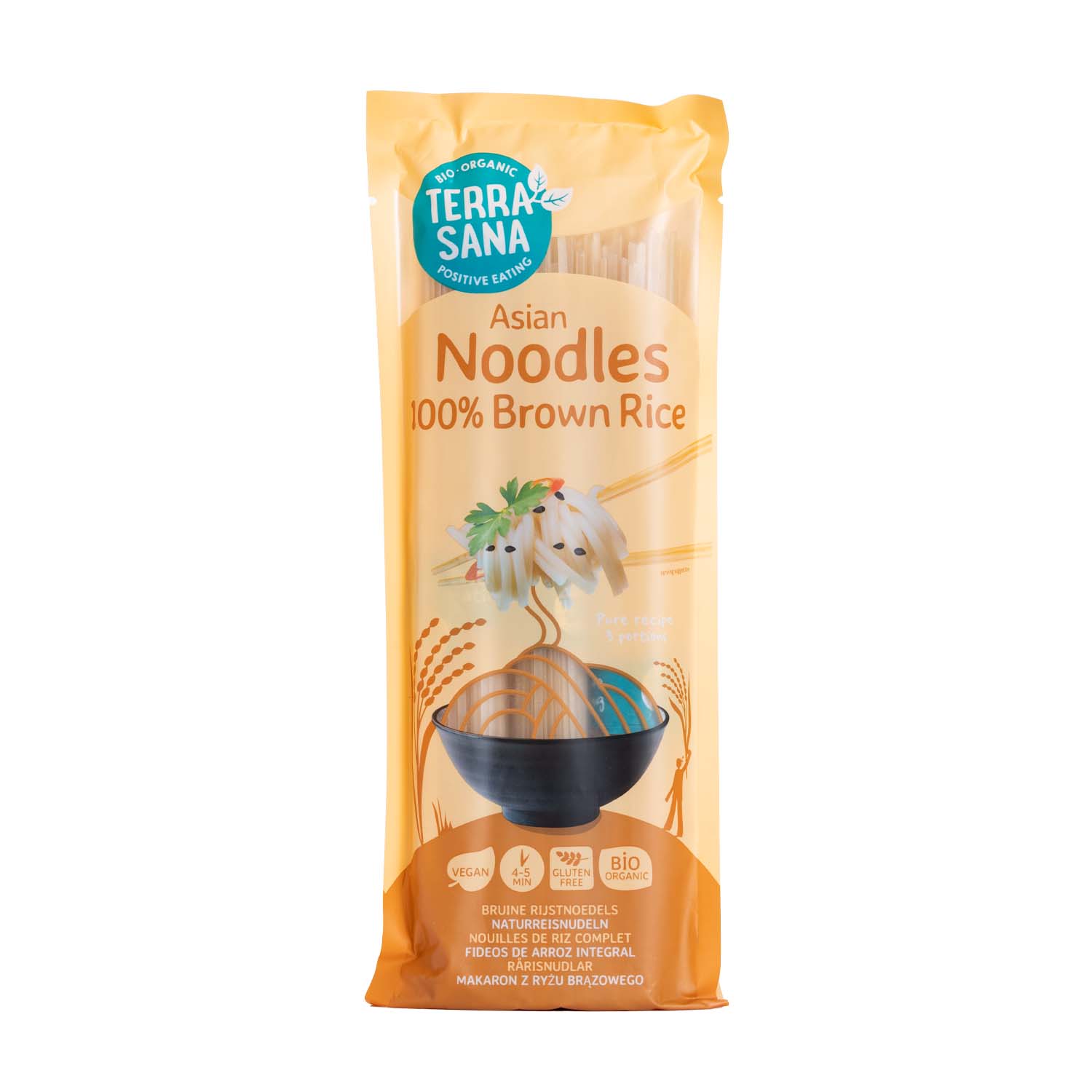 Fideos de Arroz Integral 100% 250g Terrasana