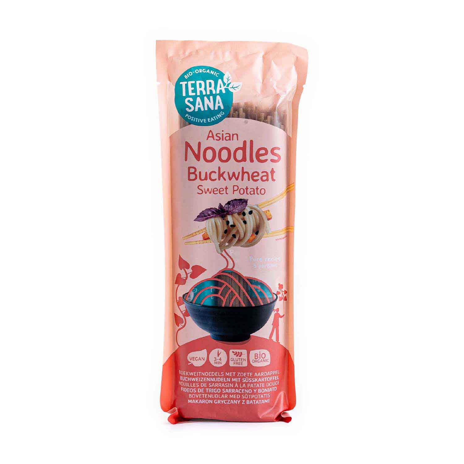 Fideos de alforfón y papa dulce 250g Terrasana