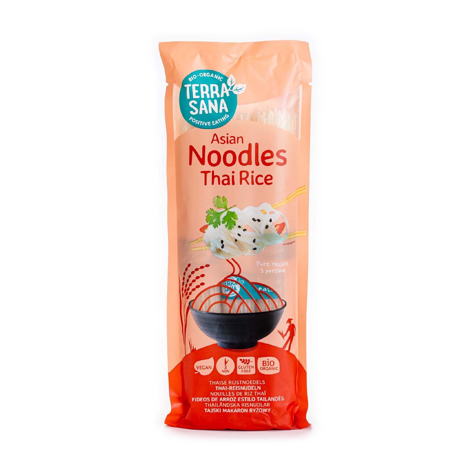 Fideos de arroz thai 250g Terrasana