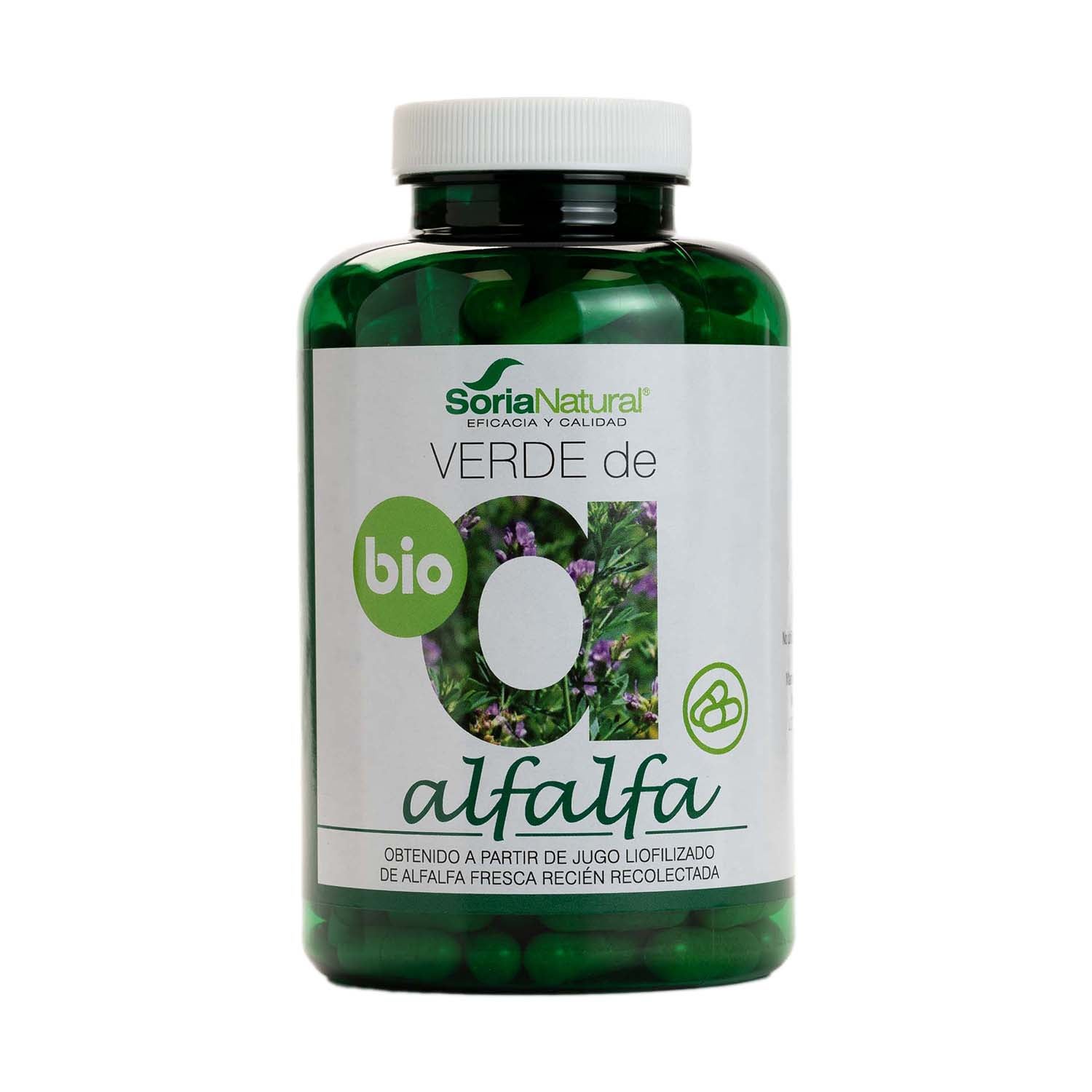 Verde Alfalfa 630mg 240uds Soria Natural
