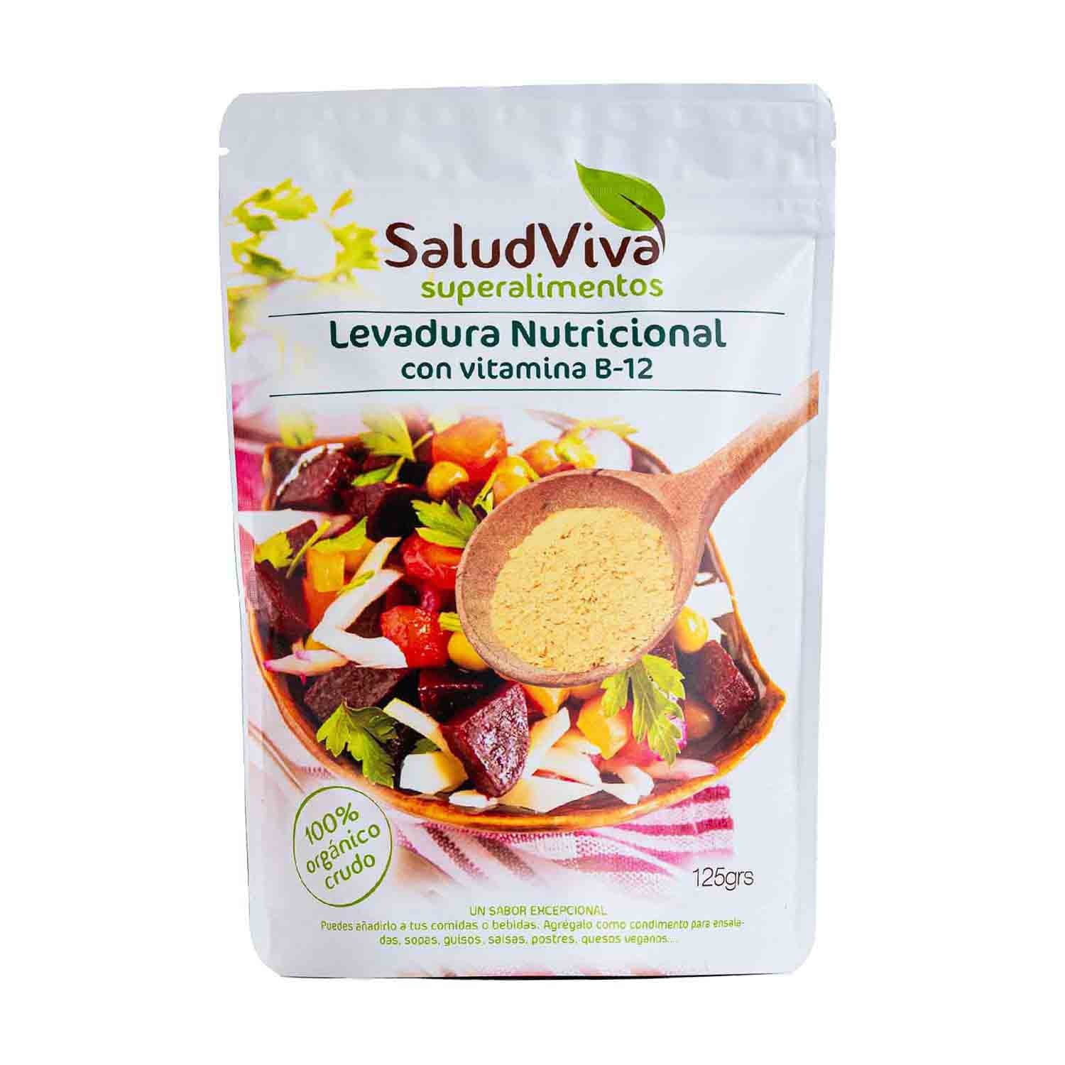 Levadura Nutricional con Vitamina B12 125g Saludviva