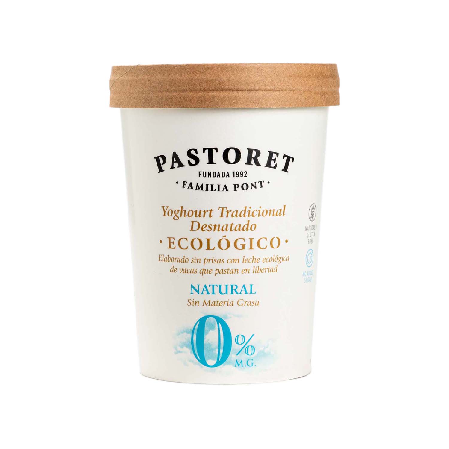 Yogur Natural 0% 500g Pastoret