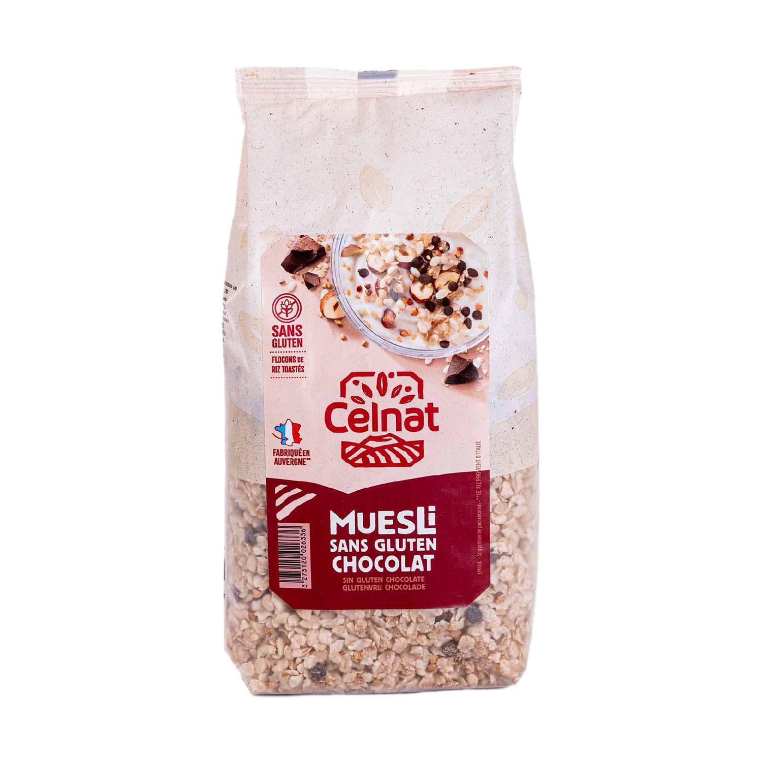 Muesli de chocolate 375g Celnat
