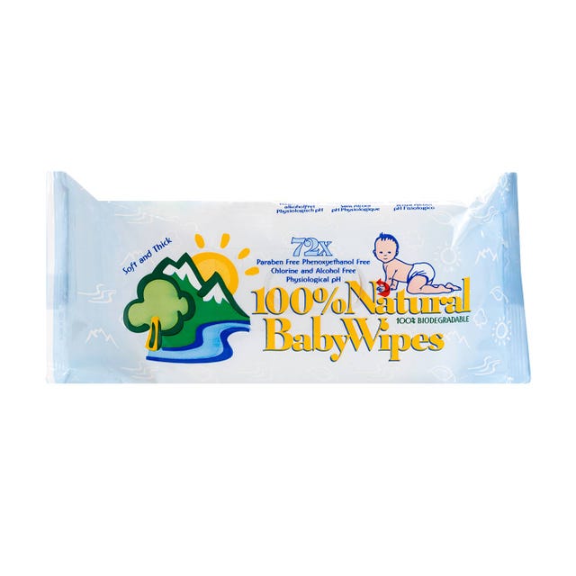 Toallitas húmedas Babywipes 72 comprimidos Baby Wipes
