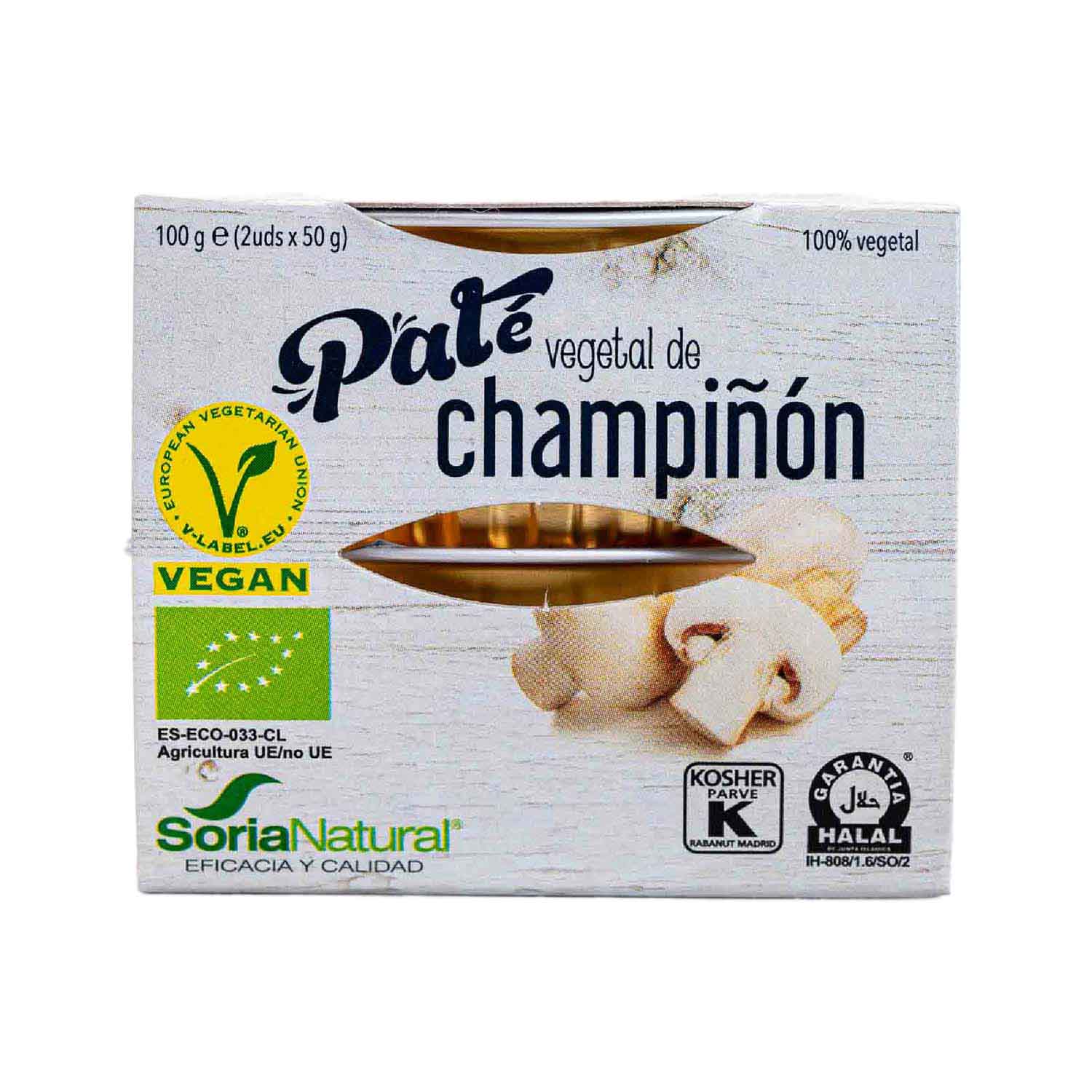 Paté de Champiñón 100g Soria Natural